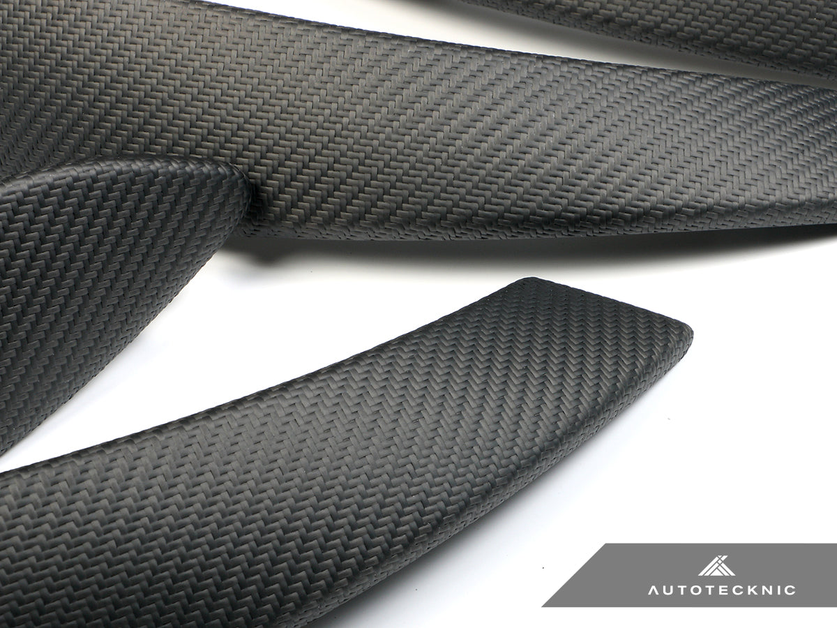 AutoTecknic Carbon Door Grip Handle Trim Set - BMW F30 3-Series | F32 4-Series