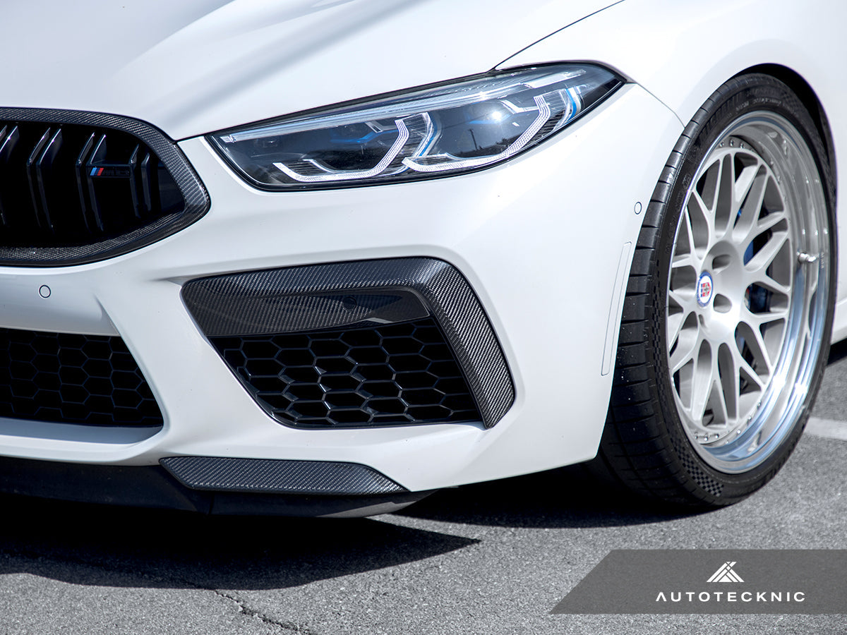 AutoTecknic Performance Dry Carbon Bumper Trim Set - BMW F9X M8