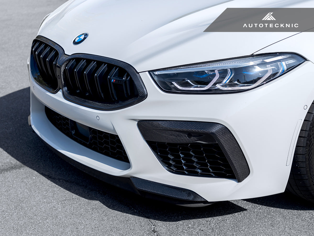 AutoTecknic Performance Dry Carbon Splitter Set - BMW F9X M8