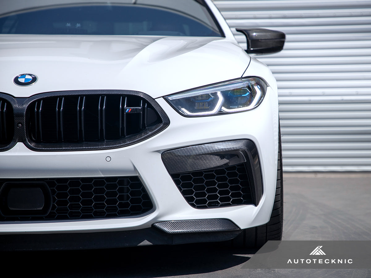 AutoTecknic Performance Dry Carbon Splitter Set - BMW F9X M8