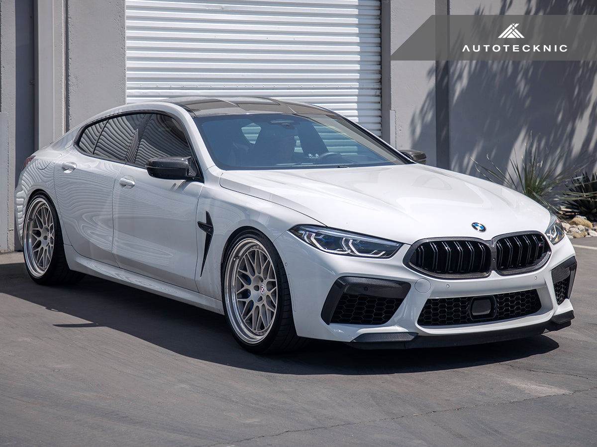 AutoTecknic Performance Dry Carbon Splitter Set - BMW F9X M8