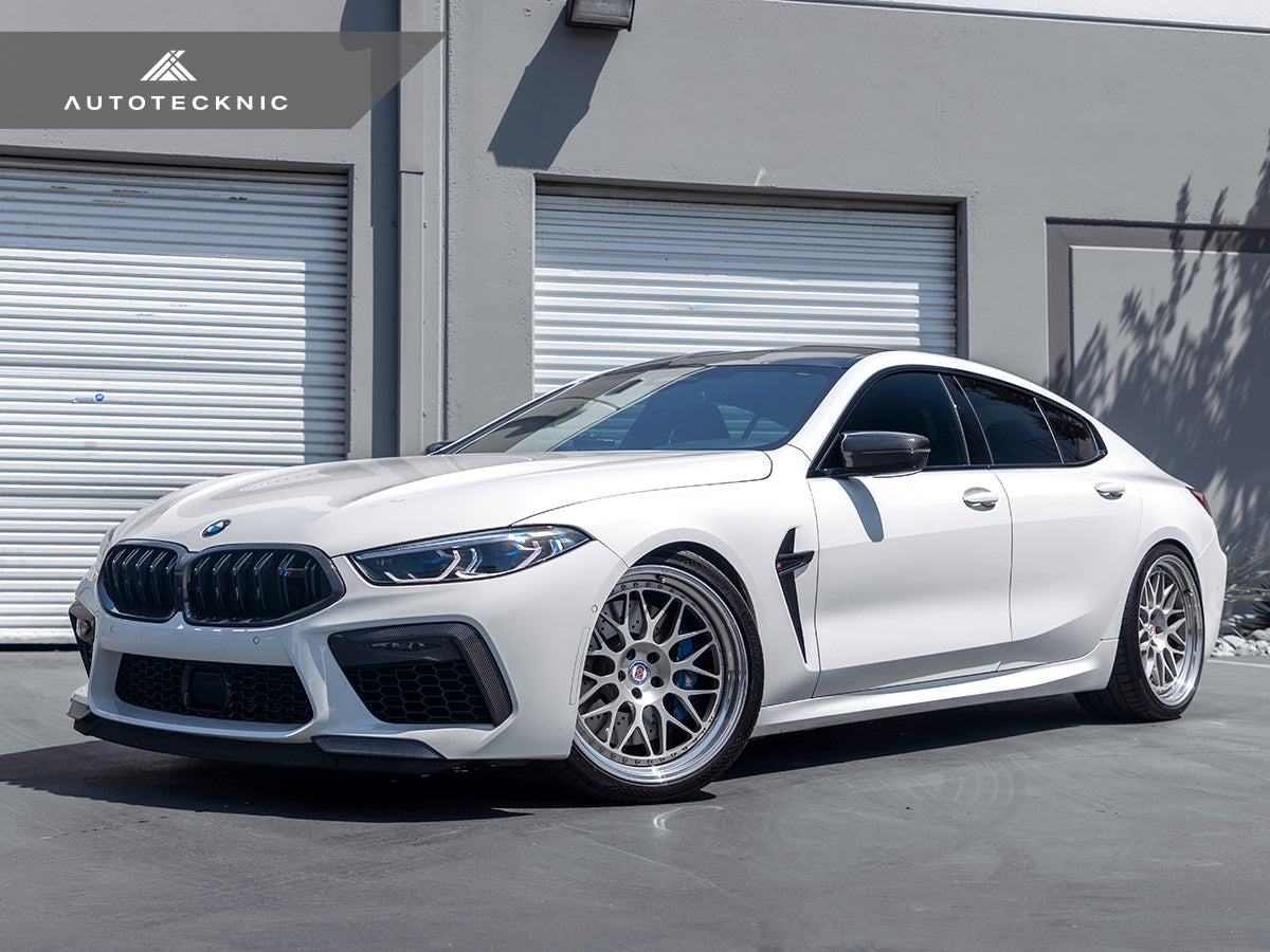 AutoTecknic Performance Dry Carbon Splitter Set - BMW F9X M8
