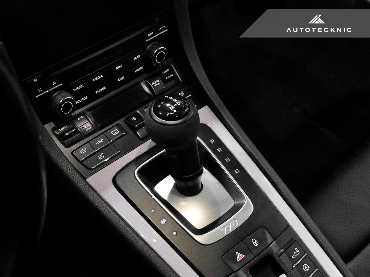 AutoTecknic Suede Shifter Knob - Porsche Boxster & Cayman (987.2 / 981) 2009–2016