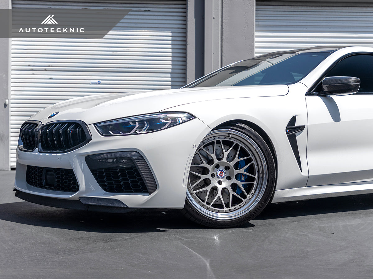 AutoTecknic Performance Dry Carbon Splitter Set - BMW F9X M8