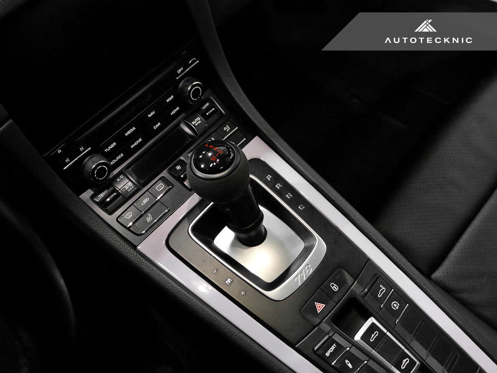 AutoTecknic Suede Shifter Knob - Porsche Boxster & Cayman (987.2 / 981) 2009–2016