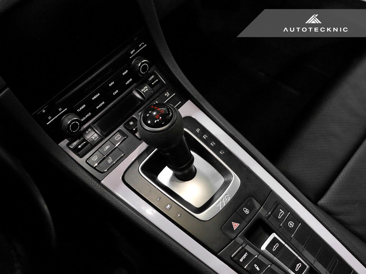 AutoTecknic Suede Shifter Knob - Porsche 718 Cayman & Boxster (982) 2016–2024