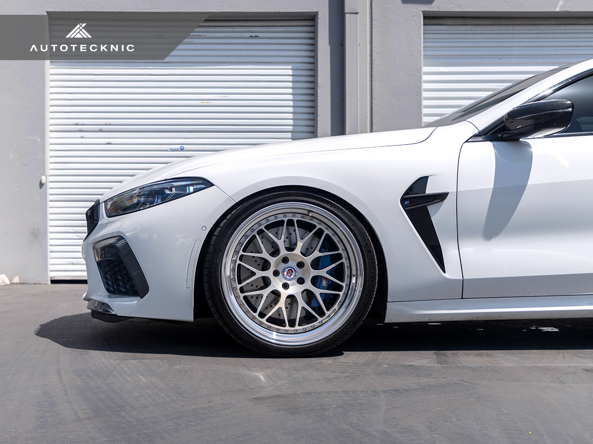 AutoTecknic Performance Dry Carbon Splitter Set - BMW F9X M8