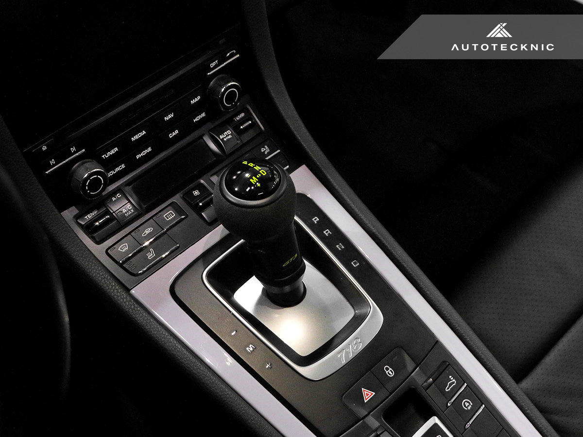 AutoTecknic Suede Shifter Knob - Porsche Boxster & Cayman (987.2 / 981) 2009–2016