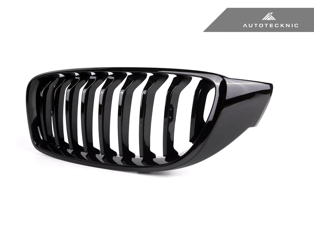 AutoTecknic Gloss Black Front Grille Set - BMW F32/ F36 4-Series