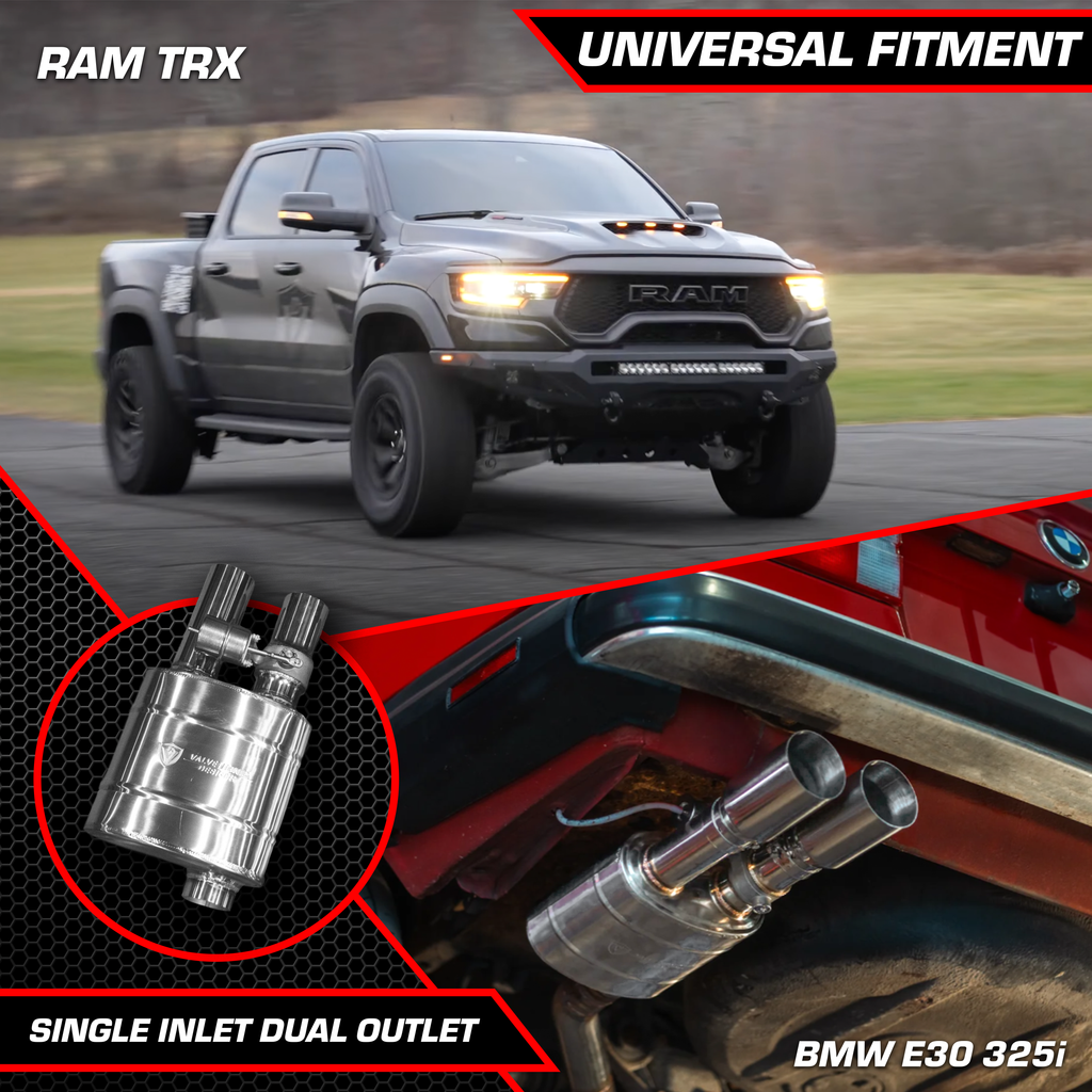 Truck/SUV Valved Muffler Kit