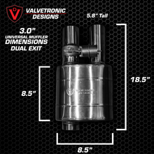 Load image into Gallery viewer, UNIVERSAL VALVED MUFFLER KIT