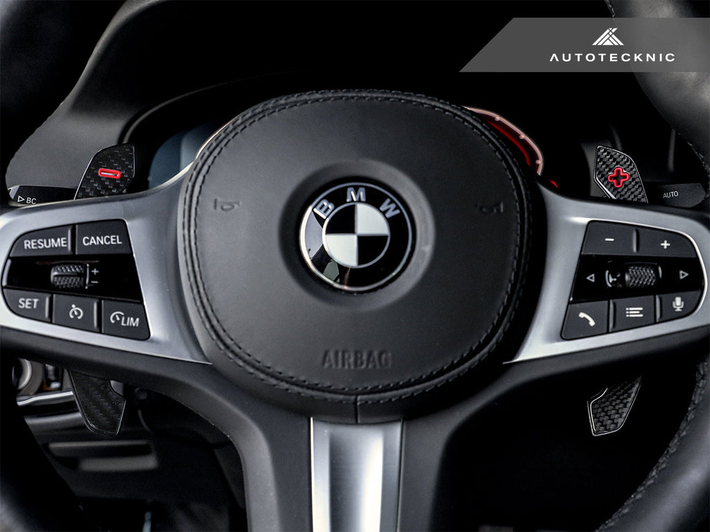 AutoTecknic Carbon Fiber Pole Position Shift Paddles - A90 Supra