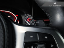 Load image into Gallery viewer, AutoTecknic Carbon Fiber Pole Position Shift Paddles - A90 Supra