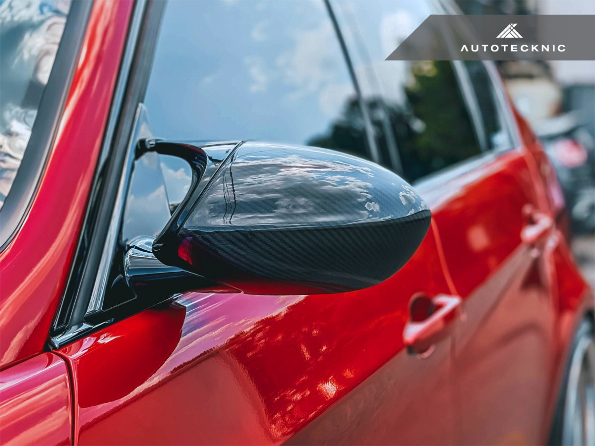 AutoTecknic Replacement Version II Dry Carbon Mirror Covers - BMW E9X M3 | E82 1M
