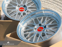 Load image into Gallery viewer, BBS LM 19x10 +25 / 19x11 +37 5x120 Diamond Silver - Aggressive Staggered (Set of 4)