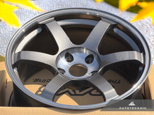 Load image into Gallery viewer, Volk Racing TE37 Saga SL 18x9.5 5x120 +38 Pressed Graphite (Set of 4)