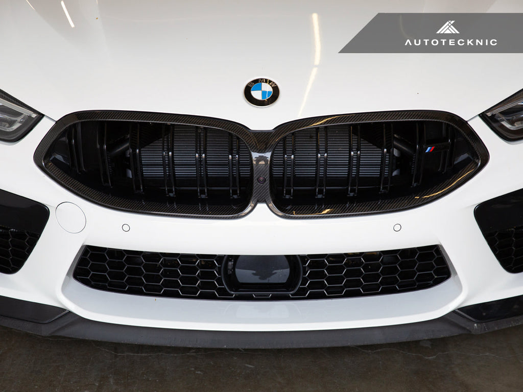 AutoTecknic Replacement Dry Carbon Grille Surround - BMW F9X M8