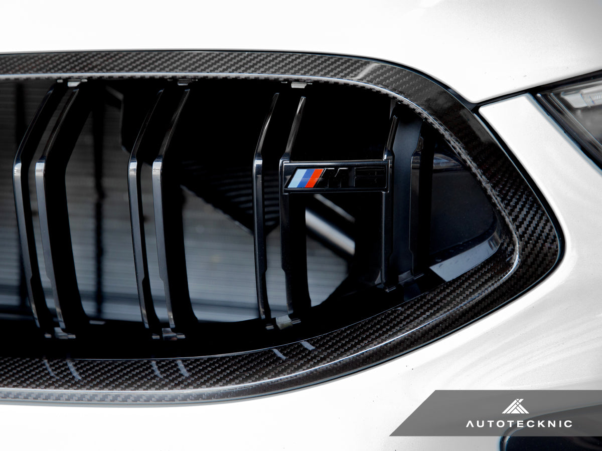 AutoTecknic Replacement Dry Carbon Grille Surround - BMW F9X M8