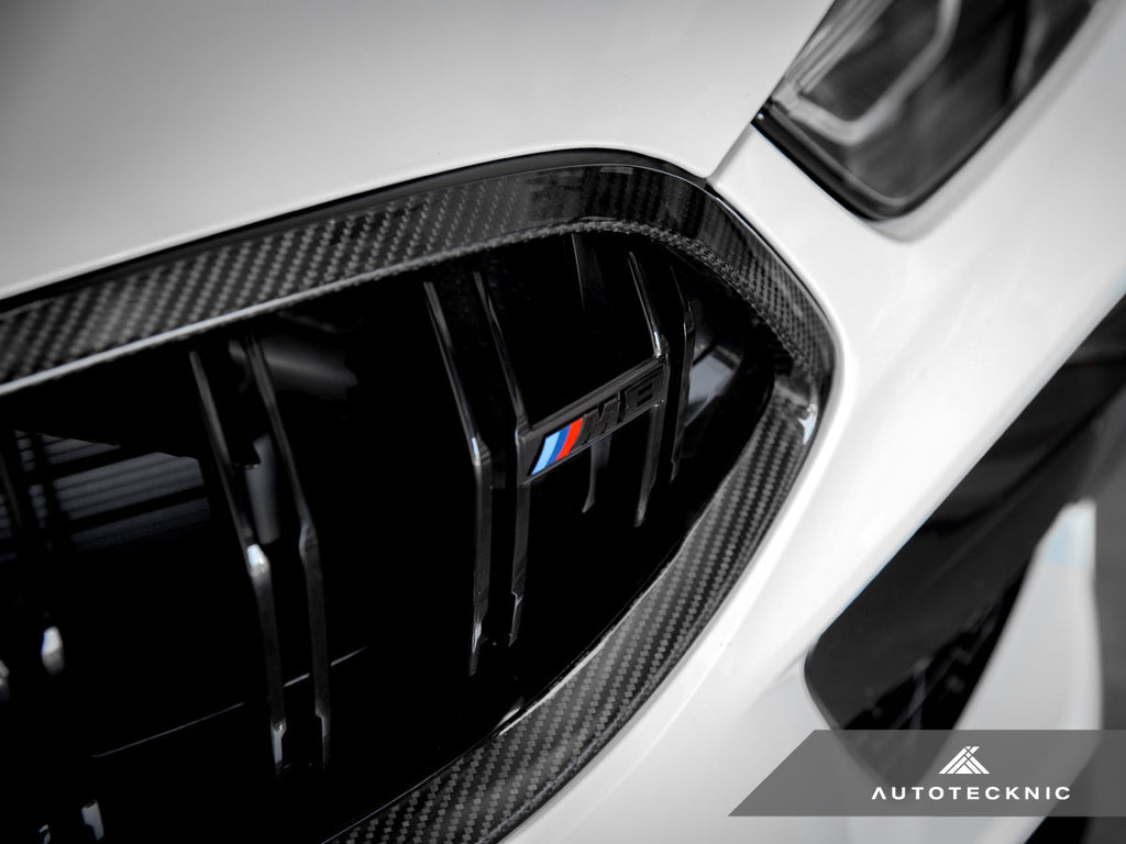 AutoTecknic Replacement Dry Carbon Grille Surround - BMW F9X M8