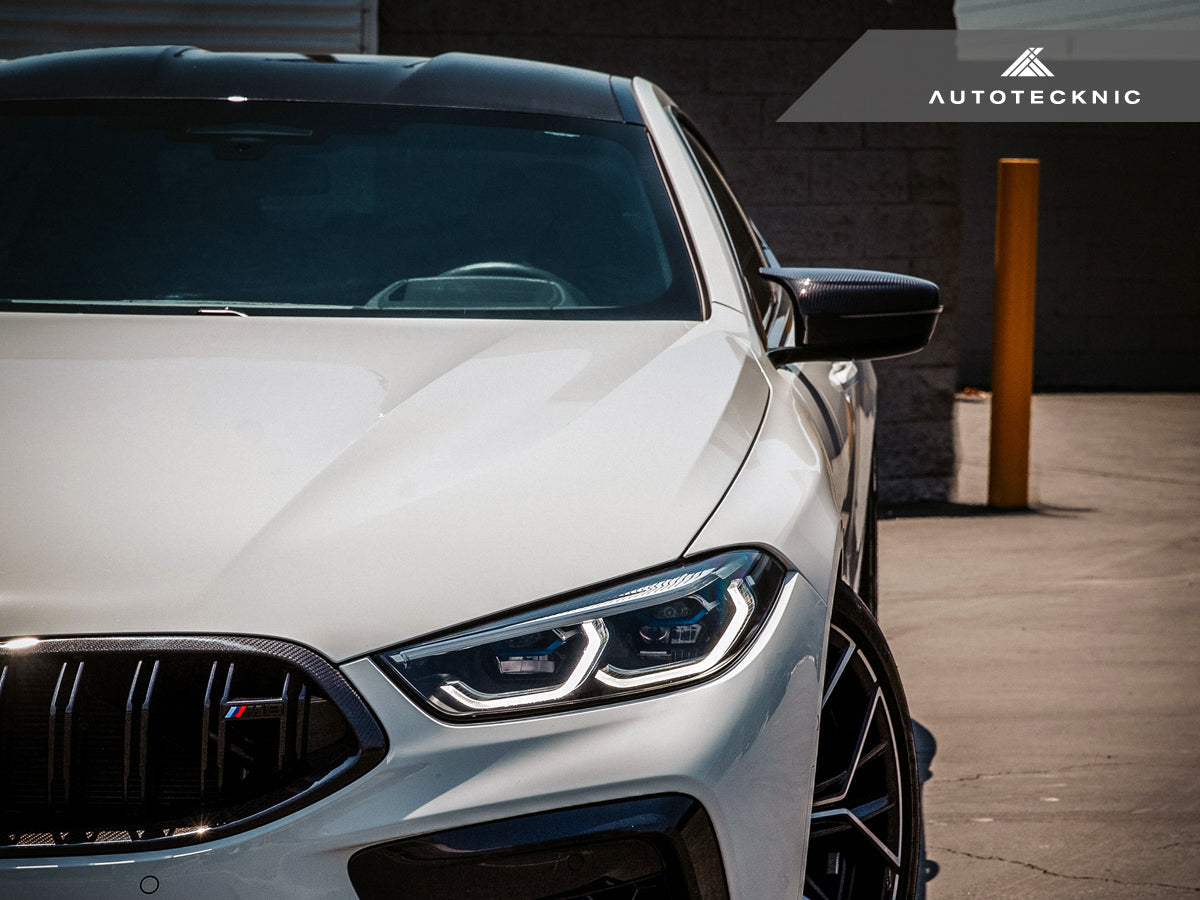 AutoTecknic Replacement Dry Carbon Mirror Covers - BMW F92 M8