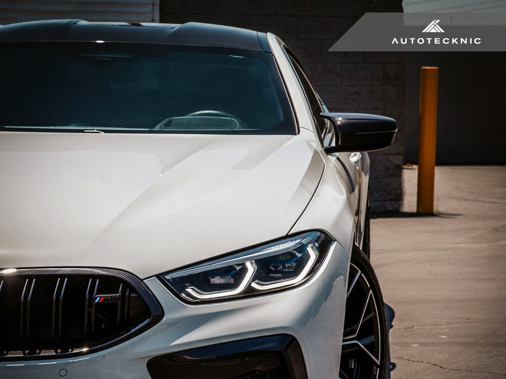 AutoTecknic Replacement Dry Carbon Mirror Covers - BMW F92 M8