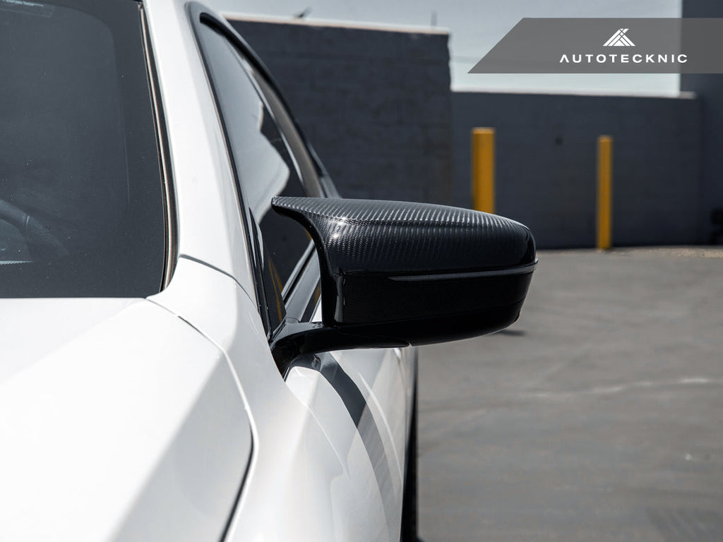 AutoTecknic Replacement Dry Carbon Mirror Covers - BMW F92 M8