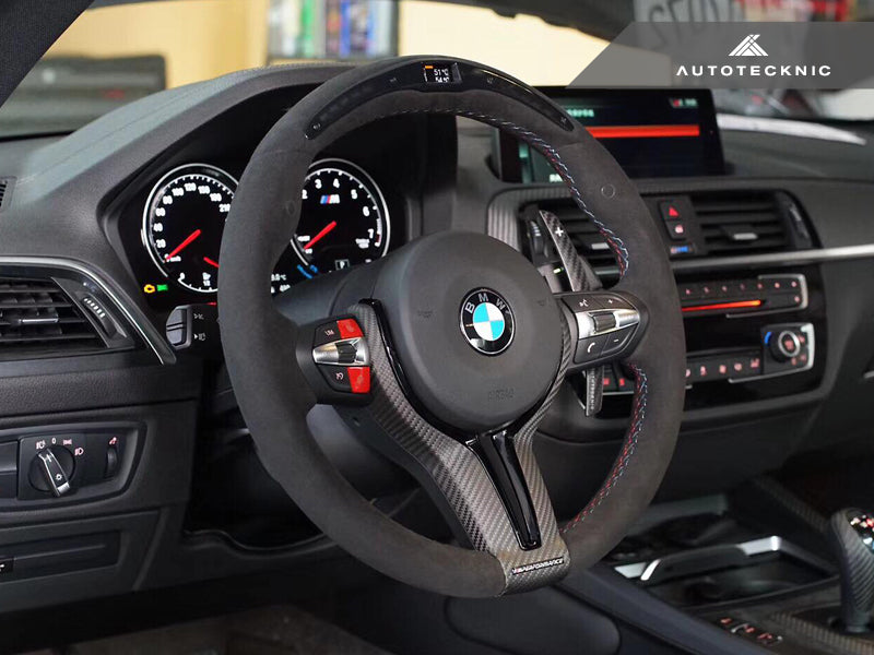 AutoTecknic Dry Carbon Battle Version Shift Paddles - BMW F87 M2 | F80 M3 | F82/ F83 M4 | F10 M5 LCI | F06/ F12/ F13 M6 | F85 X5M | F86 X6M