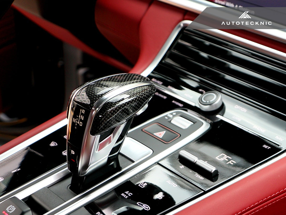 AutoTecknic Carbon Fiber Exclusive Design Shift Lever - Porsche 971 Panamera | 9Y0 Cayenne
