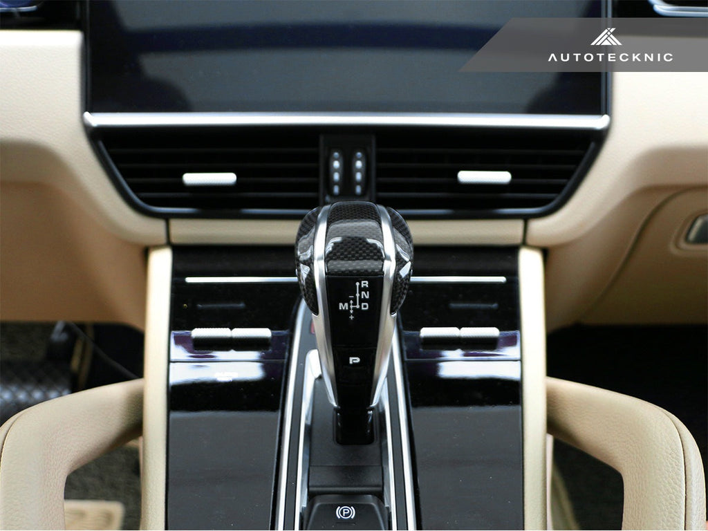 AutoTecknic Carbon Fiber Exclusive Design Shift Lever - Porsche 971 Panamera | 9Y0 Cayenne