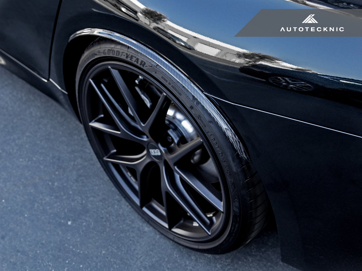 AutoTecknic Carbon Fiber Rear Wheel Arch Extension Set - BMW G30 5-Series