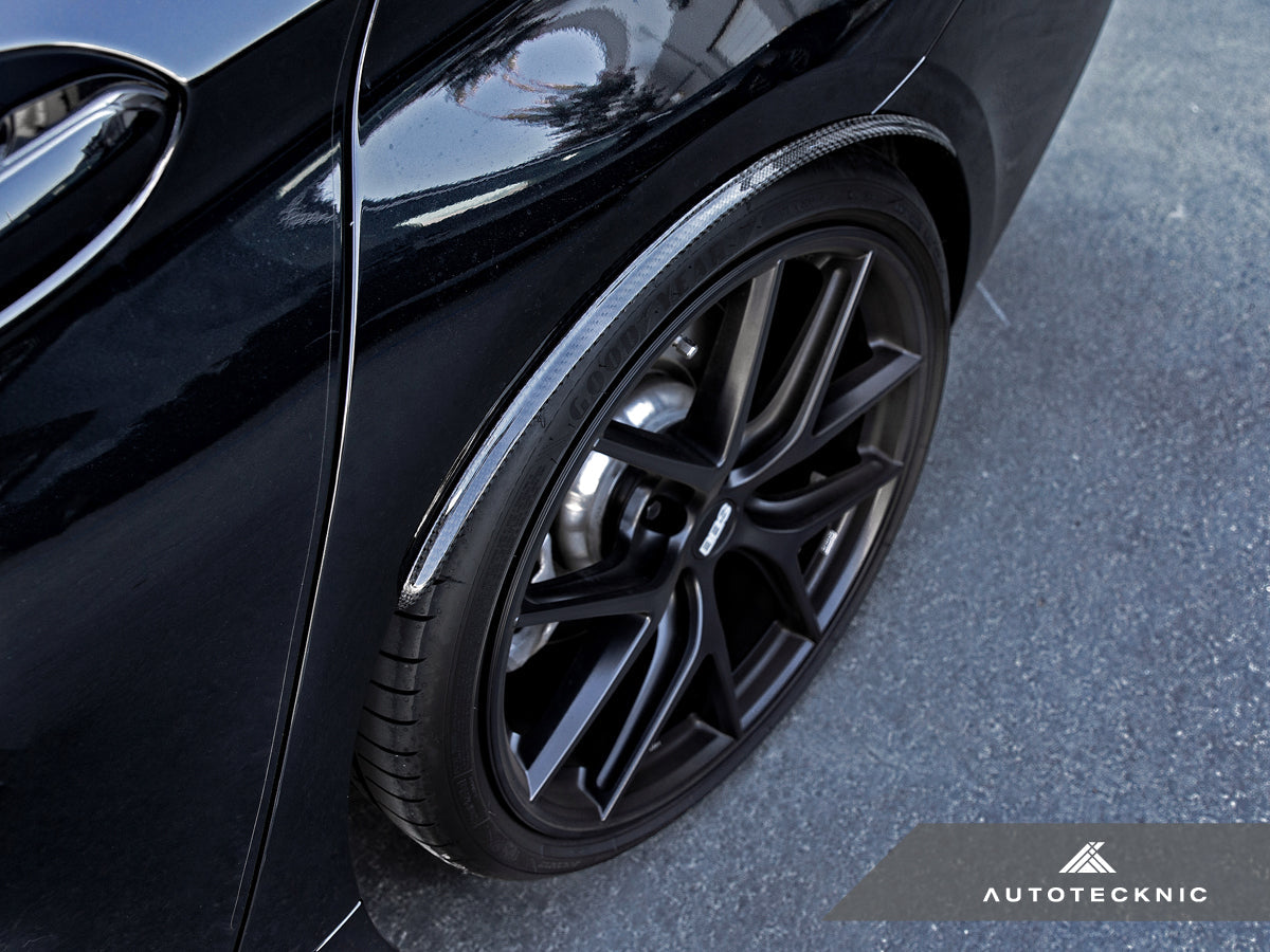 AutoTecknic Carbon Fiber Rear Wheel Arch Extension Set - BMW G30 5-Series