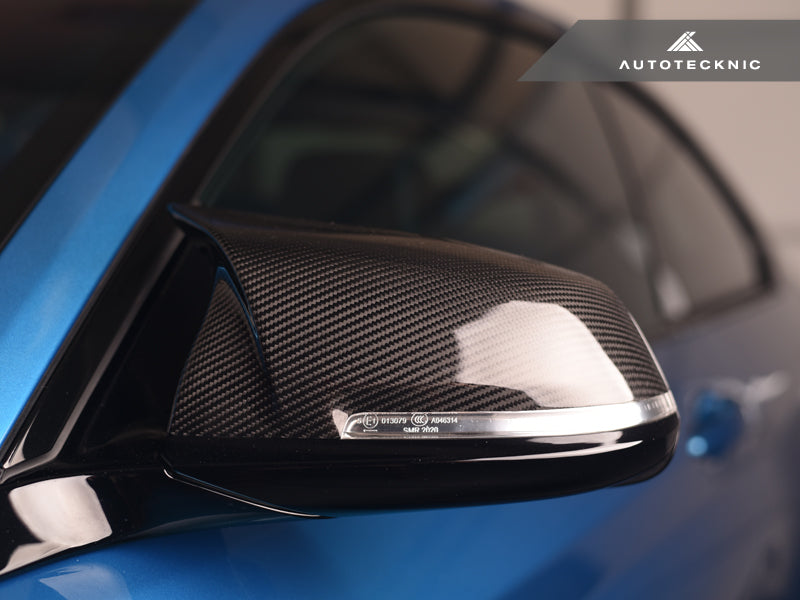AutoTecknic Replacement Version II M-Inspired Dry Carbon Mirror Covers - BMW F87 M2 | F22 2-Series | F30 3-Series | F32/ F36 4-Series