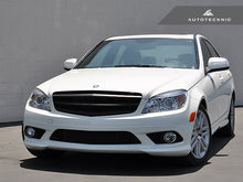 Load image into Gallery viewer, AutoTecknic Stealth Black Front Grille - Mercedes Benz W204 C-Class Sedan (2008-2013)