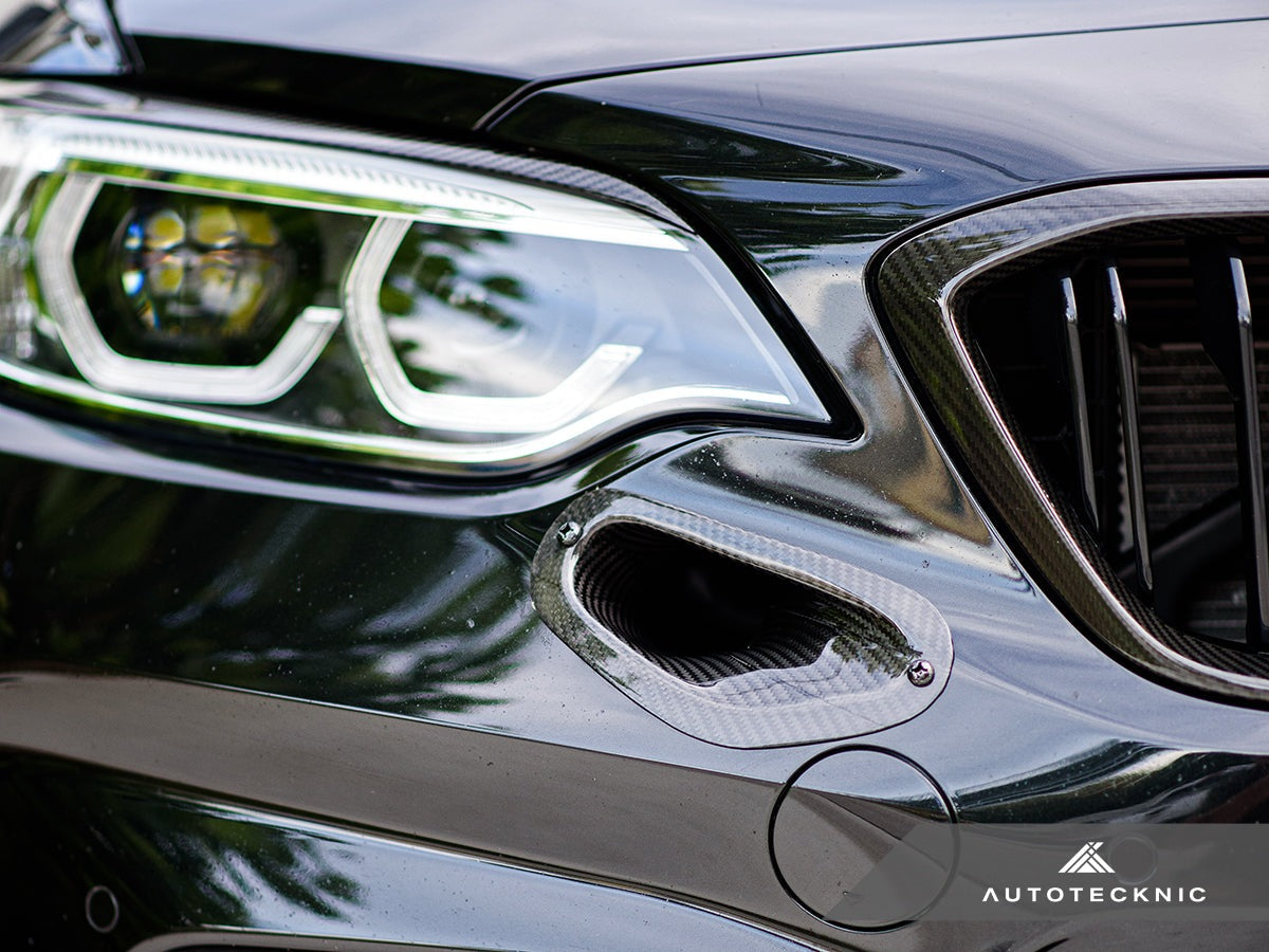AutoTecknic Dry Carbon Brake Cooling Ducts - BMW F87 M2 Competition | M2 CS