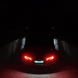 Angel Wings Rearview Mirror Welcome Light for Model 3 Highland & Model Y Juniper | TESERY