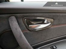 Load image into Gallery viewer, AutoTecknic Dry Carbon Interior Door Handle Trim Set - BMW E82 1M | 1-Series