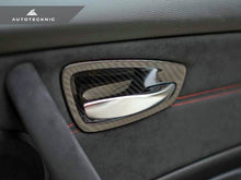 Load image into Gallery viewer, AutoTecknic Dry Carbon Interior Door Handle Trim Set - BMW E82 1M | 1-Series