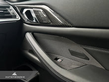Load image into Gallery viewer, AutoTecknic Dry Carbon Window Switch Panel Trim Set - BMW G22 4-Series