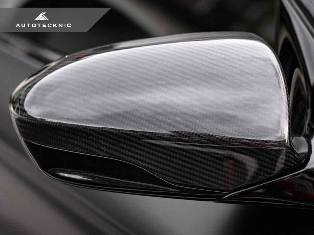 AutoTecknic Replacement Version II Dry Carbon Mirror Covers - BMW F06/ F12/ F13 M6