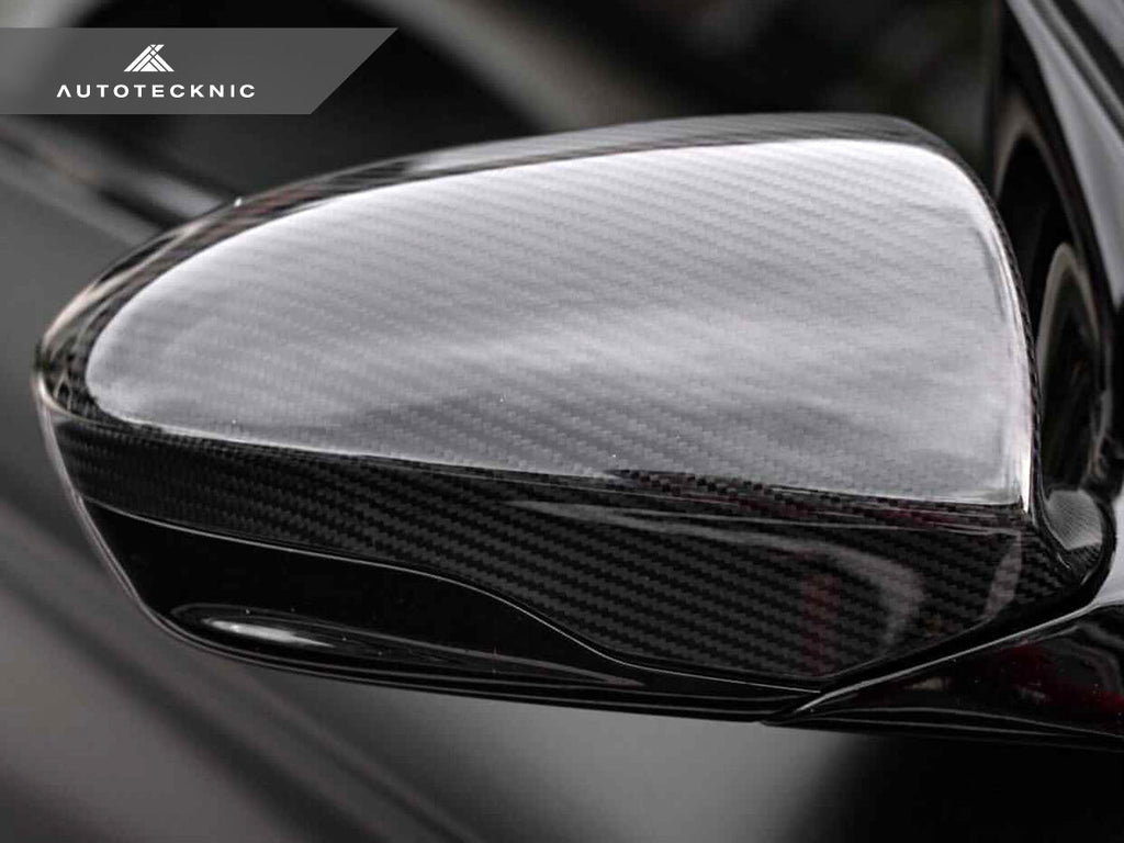 AutoTecknic Replacement Version II Dry Carbon Mirror Covers - BMW F06/ F12/ F13 M6
