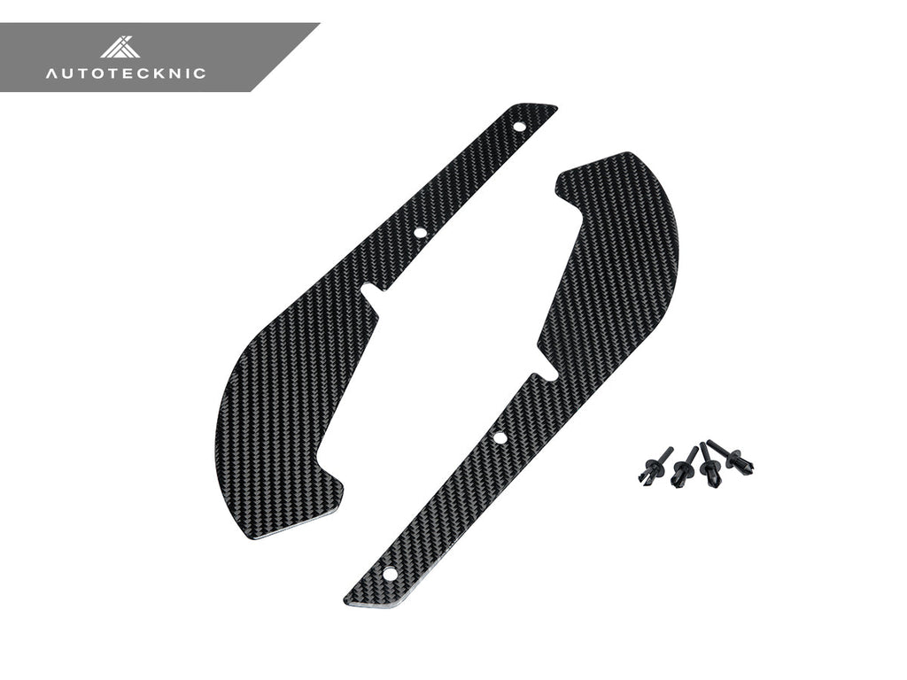 AutoTecknic Carbon Fiber Front Splash Guards - BMW F80 M3 | F82/ F83 M4