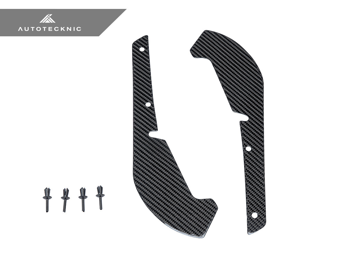 AutoTecknic Carbon Fiber Front Splash Guards - BMW F80 M3 | F82/ F83 M4