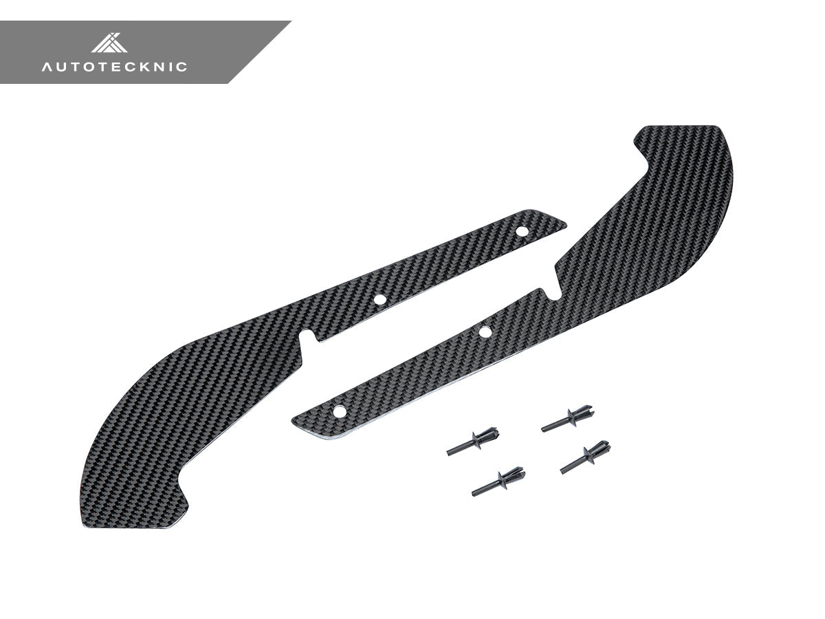 AutoTecknic Carbon Fiber Front Splash Guards - BMW F80 M3 | F82/ F83 M4