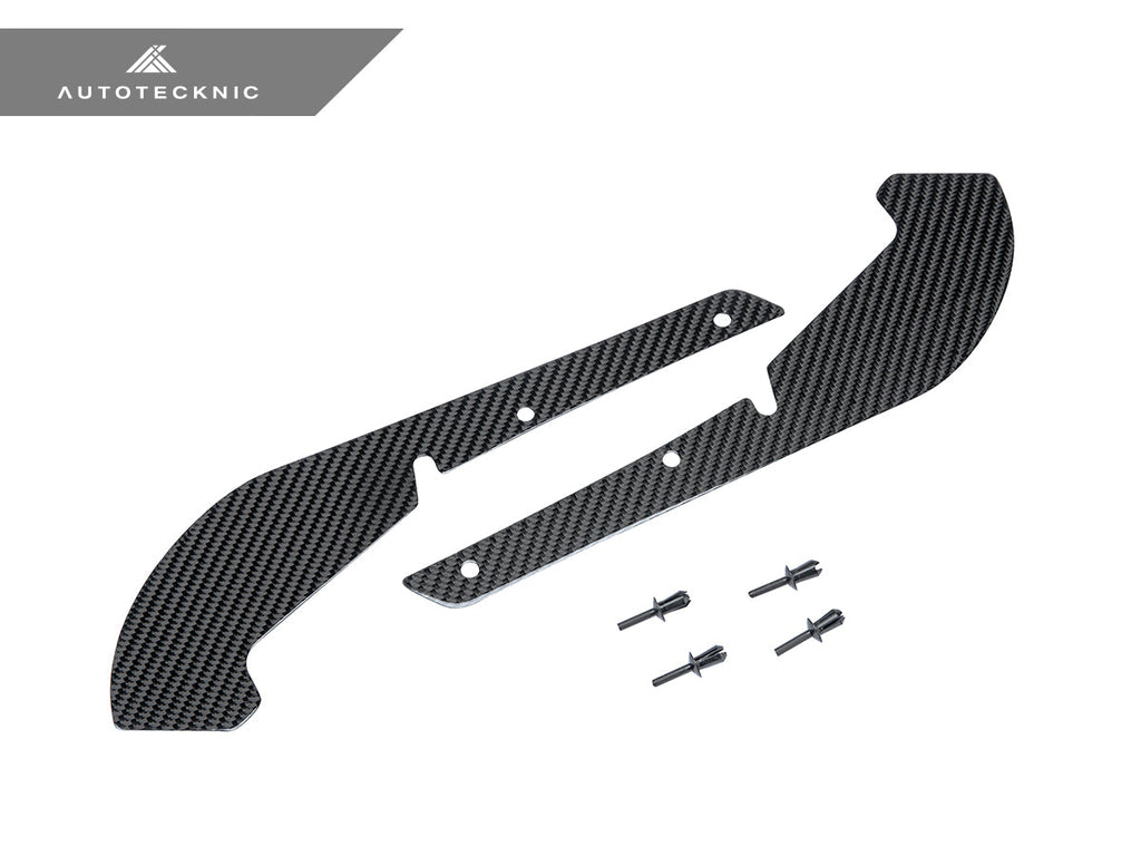 AutoTecknic Carbon Fiber Front Splash Guards - BMW F80 M3 | F82/ F83 M4