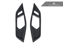 Load image into Gallery viewer, AutoTecknic Dry Carbon Interior Door Handle Trim Set - BMW G22 4-Series