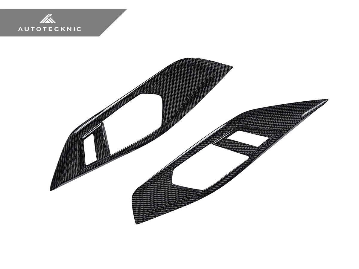 AutoTecknic Dry Carbon Interior Door Handle Trim Set - BMW G82/ G83 M4
