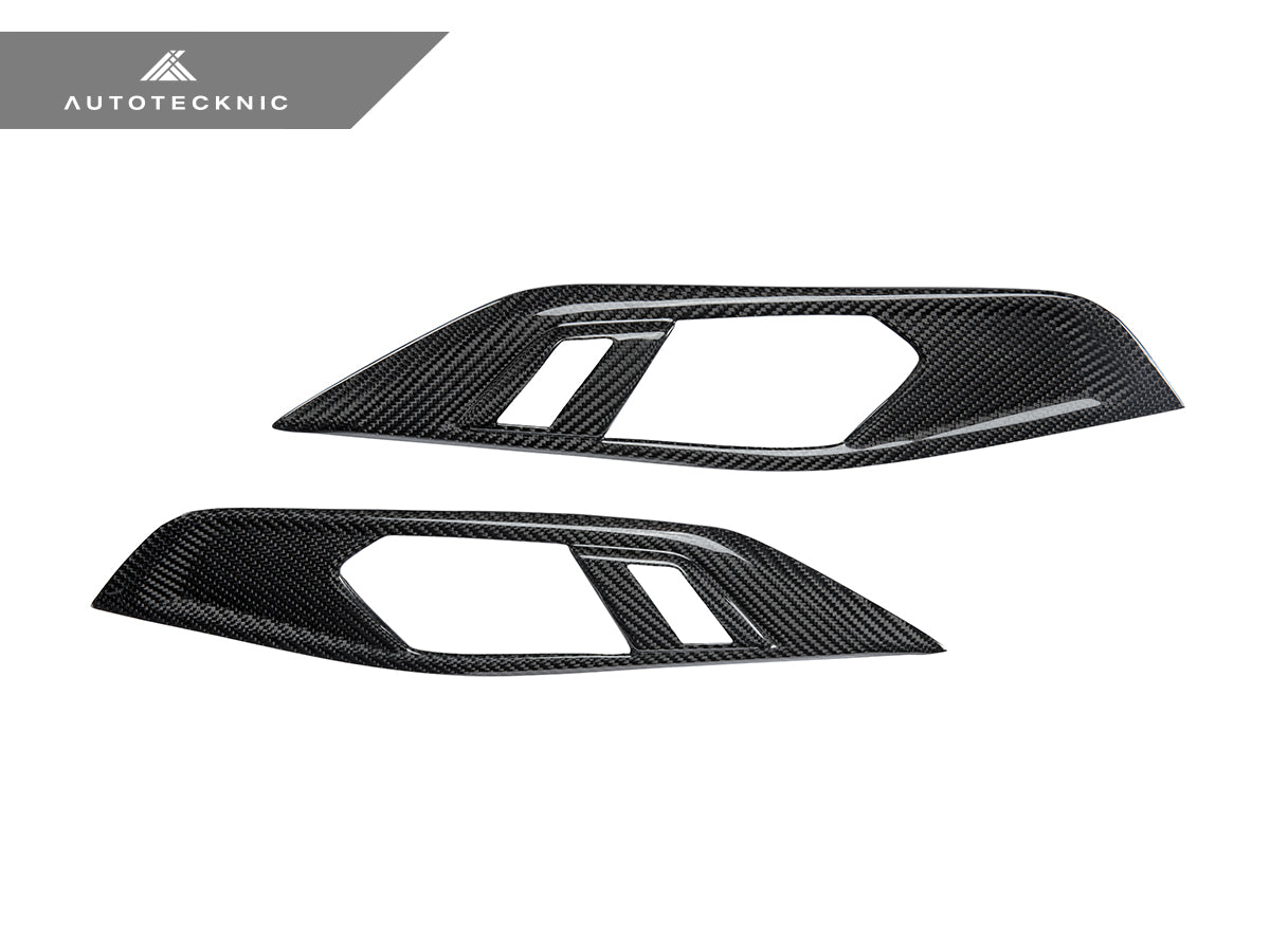 AutoTecknic Dry Carbon Interior Door Handle Trim Set - BMW G82/ G83 M4