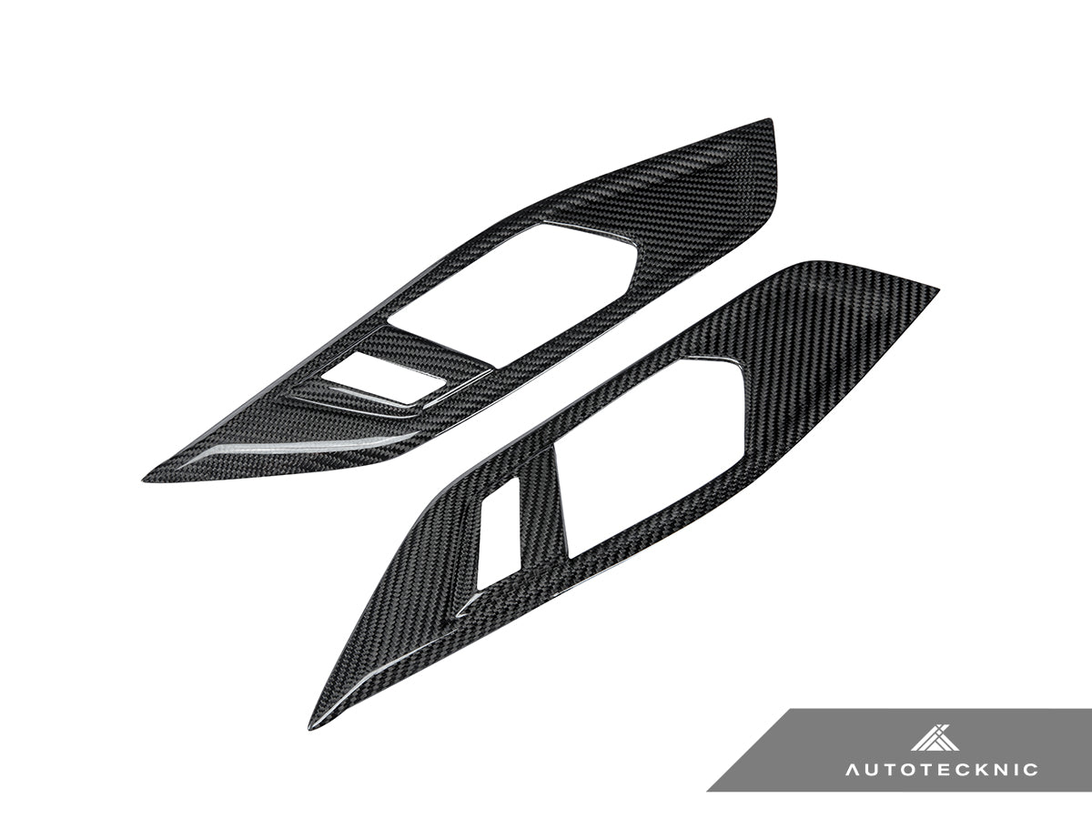 AutoTecknic Dry Carbon Interior Door Handle Trim Set - BMW G82/ G83 M4