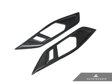 Load image into Gallery viewer, AutoTecknic Dry Carbon Interior Door Handle Trim Set - BMW G22 4-Series