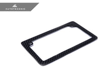 Load image into Gallery viewer, AutoTecknic Dry Carbon Fiber Motorcycle License Plate Frame